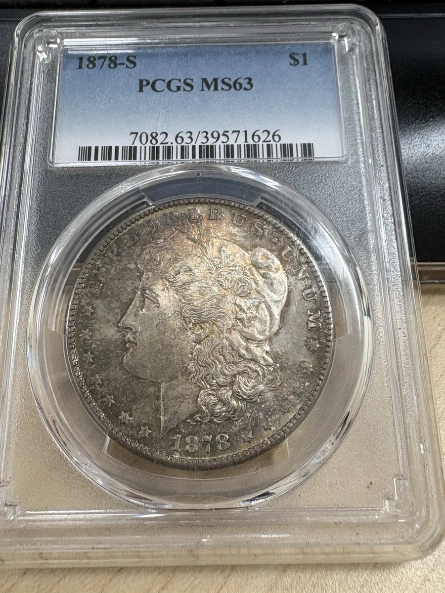 Uncirculated Silver 1878 Year Morgan US Dollars (1878-1921) for