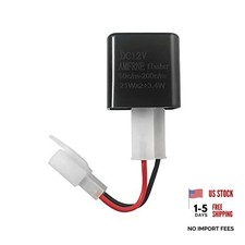 Adjustable 2-Pin Electronic LED Flasher Relay for Motorcycles Fix Turn Signal