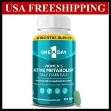 Women'S Active Metabolism Daily Essential, Multivitamin for Women, Metabolism Su