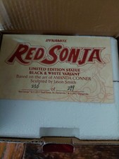 Red Sonja Statue Amanda Conner Jason Smith Dynamite B&W Variant