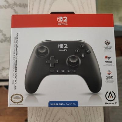 PowerA Advantage Wireless Controller for Nintendo Switch 2   Black   Brand New