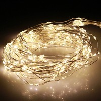 LED Lichterkette Drahtlichterkette Timer AußEn 180Cm Warmweiß Weihnachten