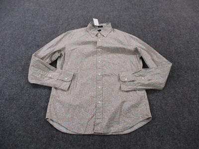 J Crew Shirt Mens M Floral Flex Business Dress Stretch Work Classic Casual NEW