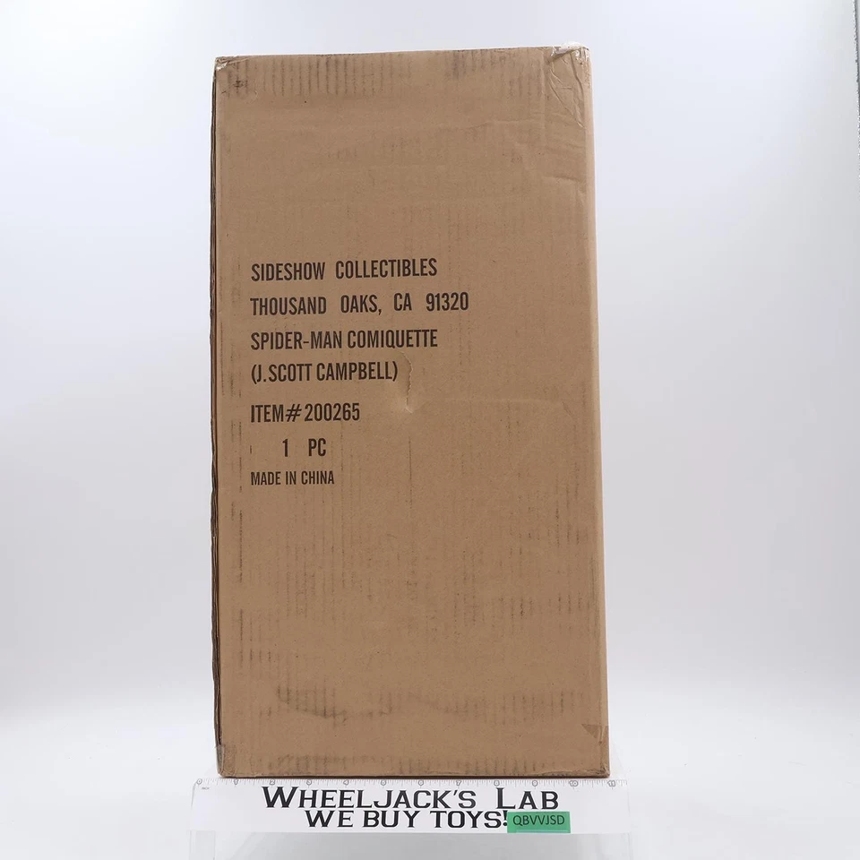 #200265 Spider-Man Comiquette Scott Campbell Sideshow NUEVO SELLADO Foto 2 de 4