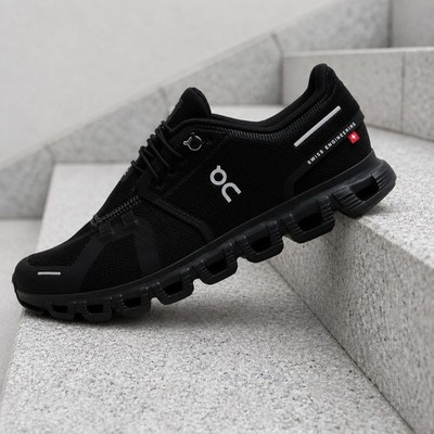 On Cloud 6 Triple Black 3WF10061043 Womens Athletic Running Casual