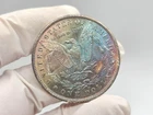 1885-O Morgan Silver Dollar **VIBRANT TONING ON REVERSE** #3
