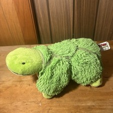 Pillow Pet Pee Wees Tardy Turtle Green Soft 1...