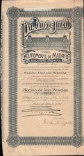 SPAIN AUTOMOBILE : Palacio de Hielo y del Automovil de Madrid 1922