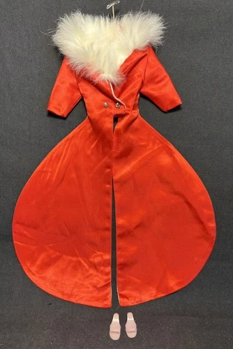 Vintage Barbie Outfit, 1965 Magnificence" #1646, by Mattel, Coat & Shoes Only