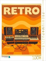 Calvendo Puzzle Retro Soundwaves Studio | 1000 Pieces, Finished Size 25.2 × 18.9