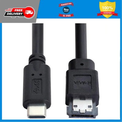 USB-C to Power Over eSATA Adapter USB 3.0 for HDD SSD ODD Converter