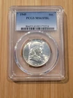 1949 50C Franklin Half Dollar PCGS MS63FBL
