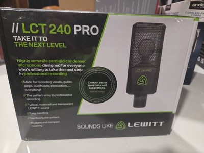 Lewitt LCT 240 PRO Condenser Microphone - Black