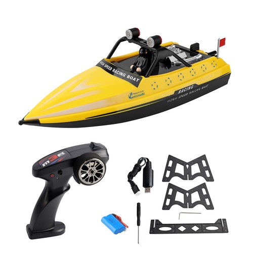 Wltoys WL917 RC Jet Boat RC Racing Boat 2.4GHz Remote Control Boat Toy Yellow. - Picture 13 of 13