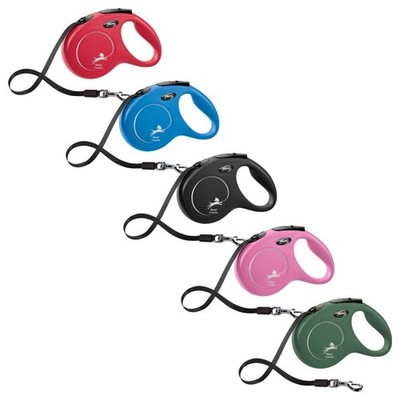 flexi CLASSIC - M - Gurt-Leine - 5 Meter - Hundeleine Roll-Leine Flexileine