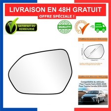 Glace de rétroviseur Toyota YARIS