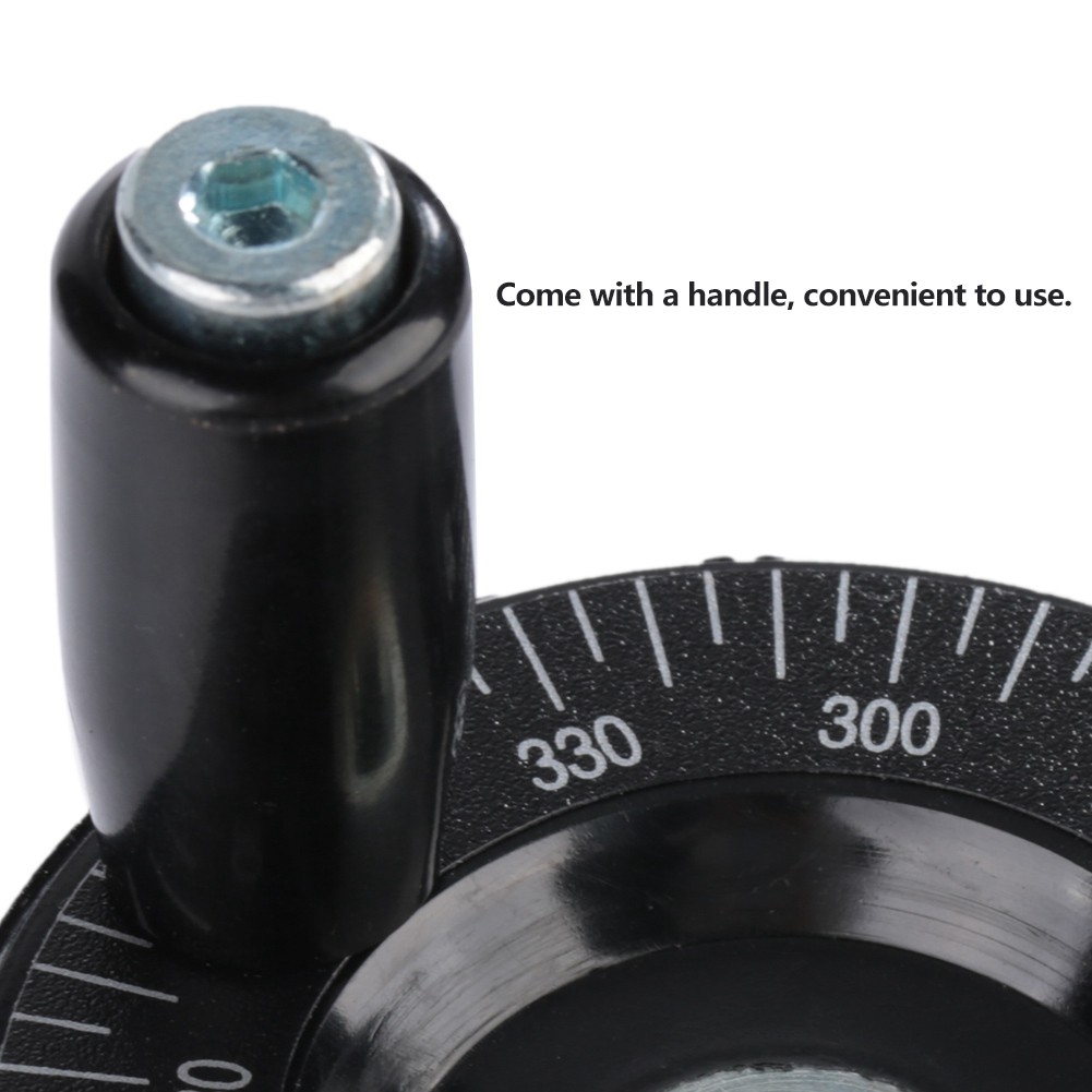 1Pc 63mm Solid Bakelite Hand Wheel Scales Handwheel Machinery Accessaries.