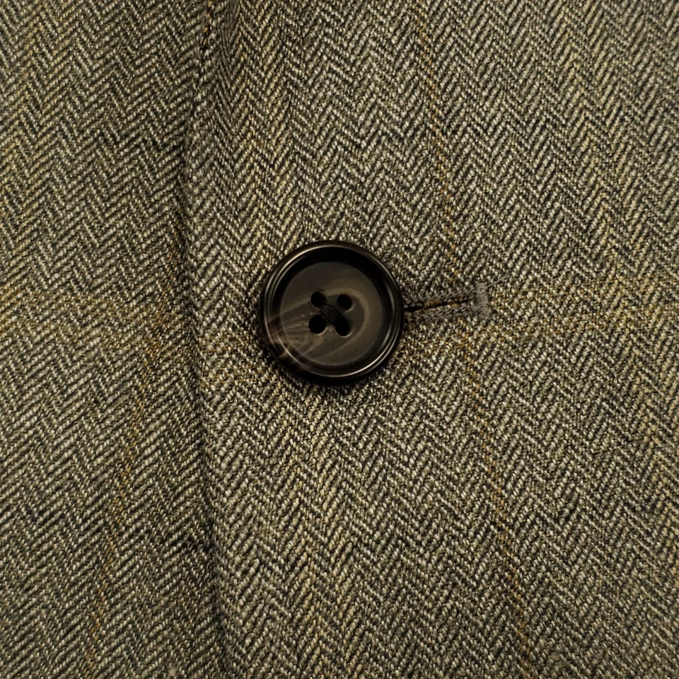 Abrigo deportivo Lauren Ralph Lauren para hombre 48L seda y lana espiga ventana 2 Btn Foto 3 de 4