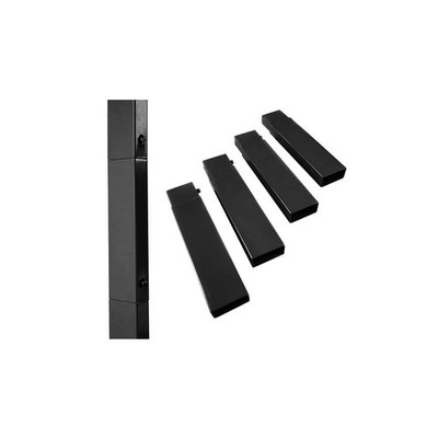 Disc-O-Bed Beinverlängerung, 4er-Set, schwarz