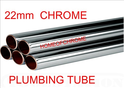 22 mm Chrom Sanitärrohr 22 mm Chromrohr Rohrlängen von 100 mm bis 1000 mm *