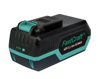 40V 8.0Ah Lithium-ion Battery for FastCraft Ice Auger 0010-I-A (No Charger)