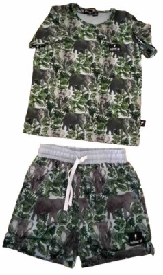 Elefant T-Shirt und Shorts Set Alter 4-5 Jahre