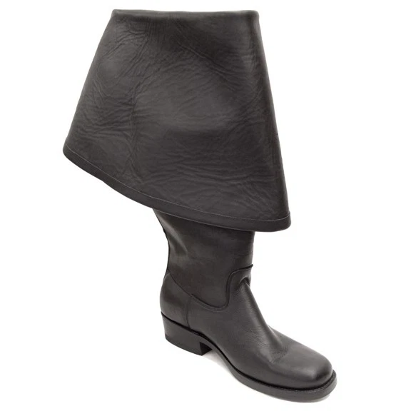 Leather pirate cheap boots