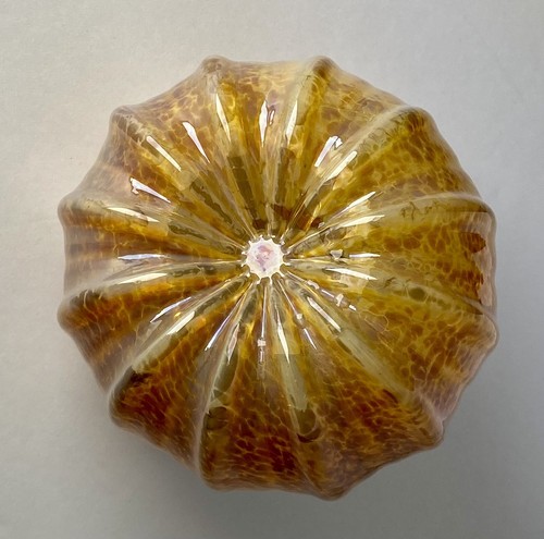Gorgeous small Handblown Glass Pumpkin Fall Autumn Decor - Picture 6 of 8