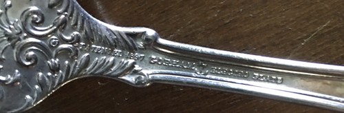Gorham Richmond Dinner Fork Electro Silverplate Flatware Fork Pat 1897 - Picture 3 of 3