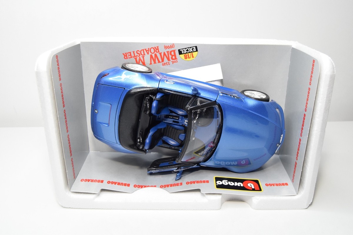 B37 BBURAGO BURAGO 1:18 3349 BMW M ROADSTER Z3 1996 METALLIC