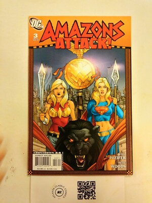 Amazons Attack #3 VF+ DC Comics comic book 32 JW57