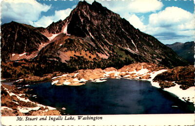 Mt. Stuart, Ingalls Lake, East Cascade Mountains, Wenatchee, U.S. # Postcard