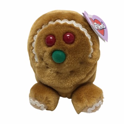 Vintage Swibco Puffins ~ Spice The Gingerbread Cookie ~ Birthday 12/25/99, Plush