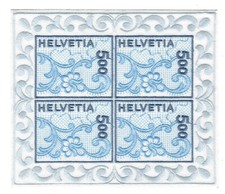 Swiss stamps 2000 St Gallen Embroidery  Mini-sheet 5Fr