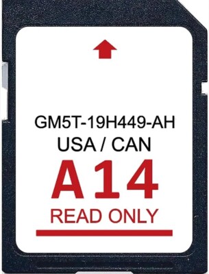 SD Card Navigation Fits For Lincoln A14 SYNC2 2023 USA/Canada GM5T-19H449-AH