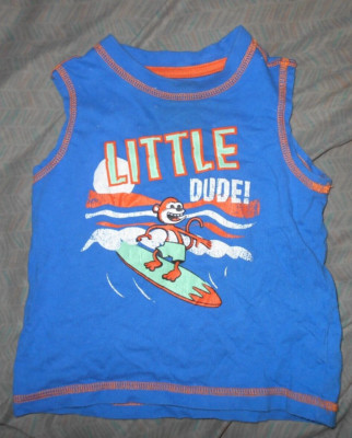 Kids Korner Boys 24 M Surfing Monkey Tank Top