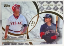 Fred Lynn / Triston Casas 2024 Topps Dynamic Duals #37 - BOSTON RED SOX