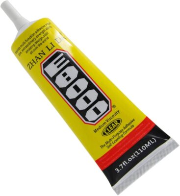 E-8000 Multipurpose High Performance Industrial Glue Semi Fluid Transparent 