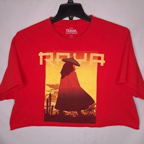 Disney Raya And The Last Dragon Damen Rot Kurzarm Crop Top XL