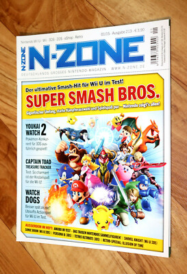 Nintendo N-Zone Magazin 2015 Super Smash Bros. Captain Toad Mega Man 7 Sonic 