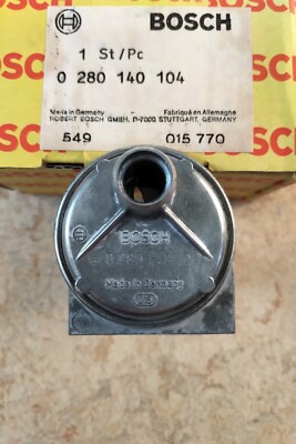 Fuel Injection Auxiliary Valve Bosch 0-280-140-104 for sale online  