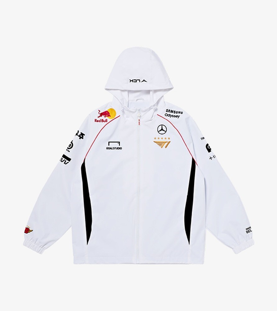 T1 UNIFORM GOALSTUDIO フード付きジャケット ZOFGK Goal Studio T1 2024 Spring LCK Uniform Jacket Black Non