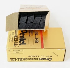 Pentel Mechanical Pencil Lead 0.5mm HB Drafting Vintage Lot 