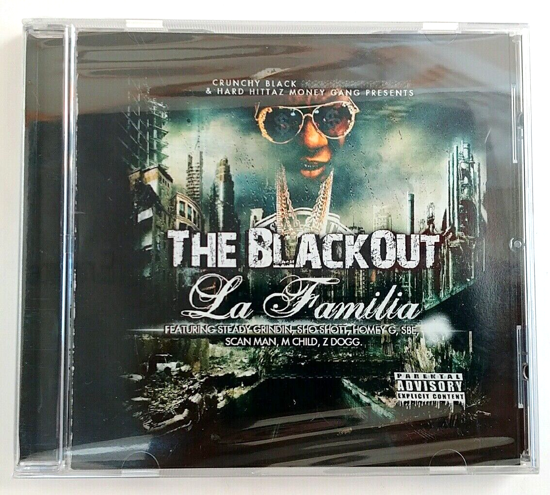CD) Crunchy Black, Hard Hittaz Money Gang – The BlackOut La