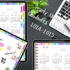 Ultimate Goodnotes Yearly Digital Planner 2024-2025 Undated .pdf