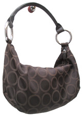 -SEQUOIA  grand sac à main SEQUOIA en toile (et cuir) Authentique vintage bag