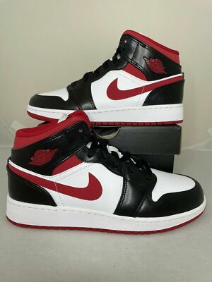 NIKE★AIR JORDAN 1 MID★WHITE/BLACK/GYM RED s-l400.jpg