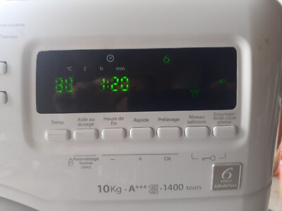 Module électronique affichage lave-linge Whirlpool 481070284411