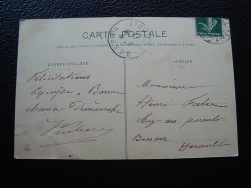 FRANCE - carte postale 1912 gauterets (vue sur le gave) (cy69) french - Picture 2 of 2