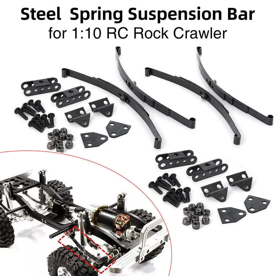RC Leaf Spring Suspension Steel Bar for 1:10 RC  Crawler D90 Axial SCX10 Car - Photo 3/4